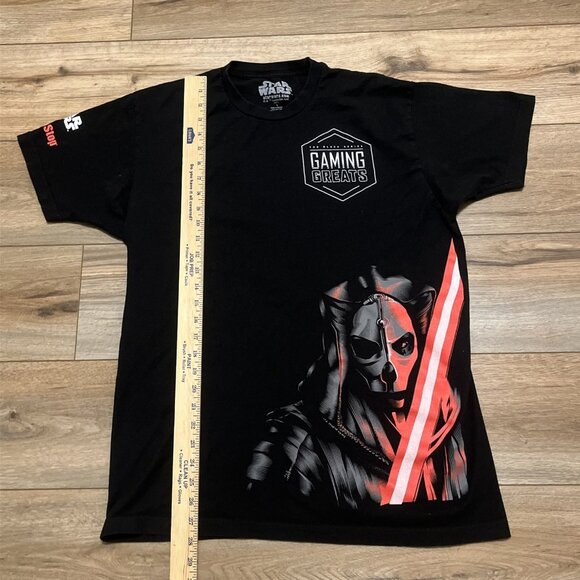 Star Wars The Black Series Gamestop Promo T Shirt Adult SZ LARGE Gaming Greats - Picture 4 of 8